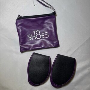 Shoes 18 Womens 5/6 Purple Foldable Portable Packable Ballet Flat Pouch‎